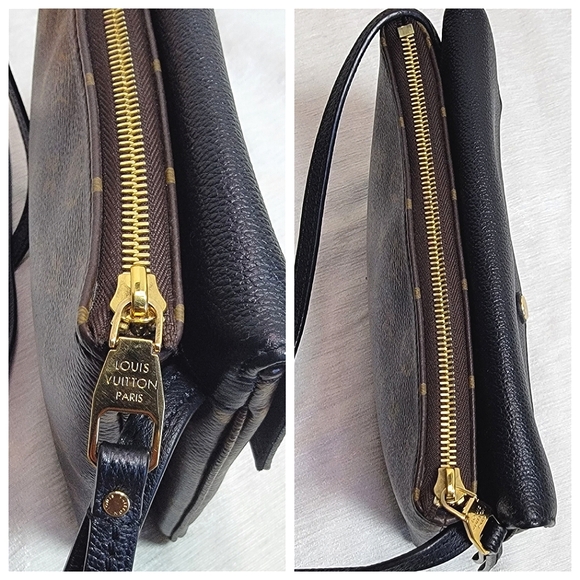 Auth 💞 Louis Vuitton Black Monogram Twinset Bag - Picture 6 of 10